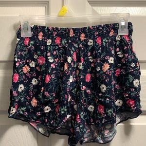 Flower print shorts
